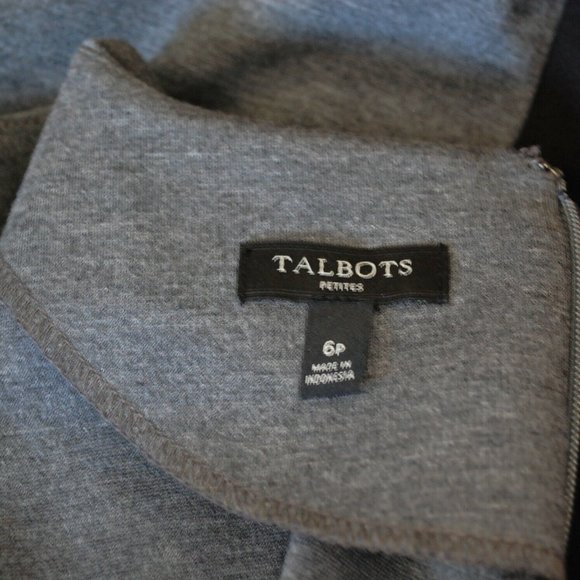 Talbots  3/4 Sleeve Knit Sheath Dress Slimming - Picture 3 of 5